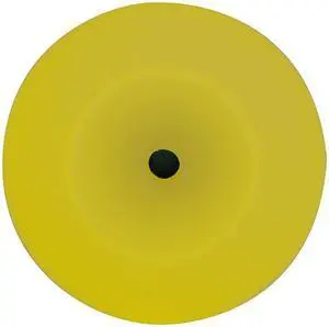 Wizards Products 11204 Foam Cut Yellow Buffing Pad, 8"