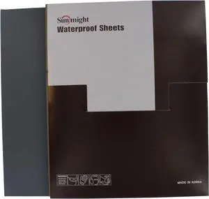 Sunmight 08120 9" x 11" 1000 Grit Waterproof Sanding Sheets
