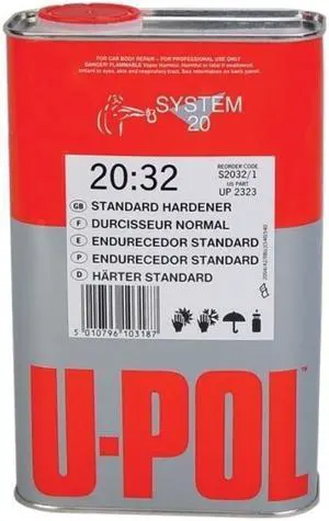 U-Pol Products 2323 System 20:32 Standard Hardener - 1 Liter Upol