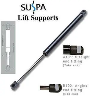 Qty. (2) C16-08941 Genuine Suspa® 15.71'' 28lbs Lift Support/Prop Rod