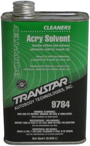 TRANSTAR 9784 Acrylic Solvent, 1 Quart