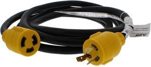 ABN | 30 AMP Generator Cord  10 Foot STW Extension Cord 3 Prong Locking Plug