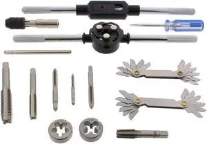 ABN Metric SAE Standard Tap and Die 60-Piece Rethread Set Thread Rethreading Kit