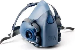 3M 37082 Professional Half Facepiece Respirator 7502 Silicone Mask (Medium)