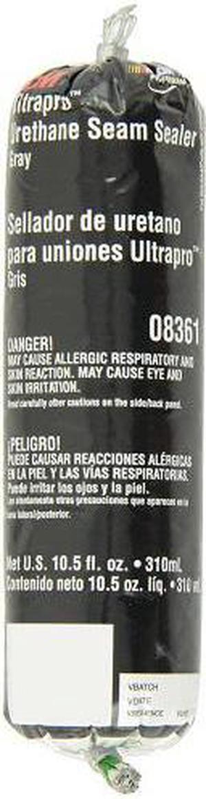 3M 08361 Automotive Ultrapro Urethane Seam Sealer, Gray, 310 mL Foil Pack
