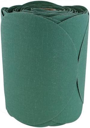 Sunmight 00506 6" 80 Grit No Hole PSA Film Link-Roll Sanding Discs, 100 Discs