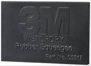 3M 05517 Wetordry 2 3/4 x 4 1/4 Inch Rubber Squeegee 3M 05517 Wetordry 2 3/4 x 4 1/4 Inch Rubber Squeegee