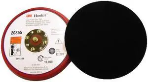 3M 20355 Hookit  Low Profile Disc Pad, 6 in x 3/8 in x 5/16 (1 Pad)