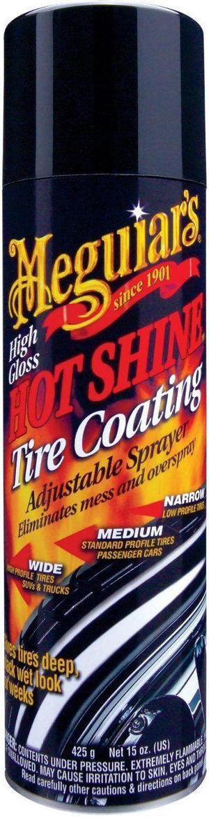 Meguiar's G13815 Hot Shine High Gloss Tire Coating - 15 oz. (6 PACK)