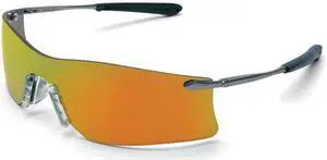 Rubicon Protective Eyewear, Fire Lens, Polycarbonate, Scratch-Resistant, Frame