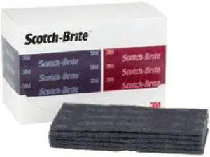 3M 64660 Scotch-Brite Durable Flex Hand Pad, 4 1/2' x 9', Ultra Fine