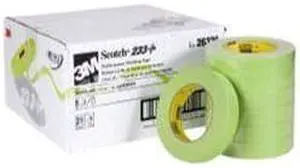 3M 26336 Green Tape 1 Inch 233+ (6 Rolls)