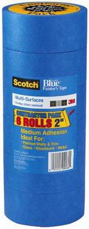 3M 09168 ScotchBlue Painter's Tape, Multi-Use, 1.88 Inch by 60-Yard, 6 Roll