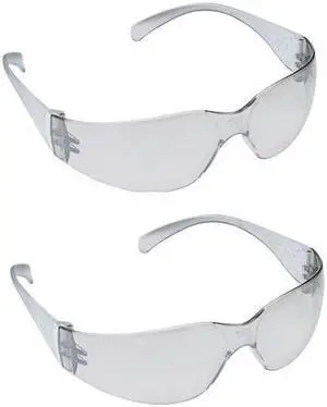 3M 11328 Virtua Anti-Fog Safety Glasses, Clear Temples, 2-PACK