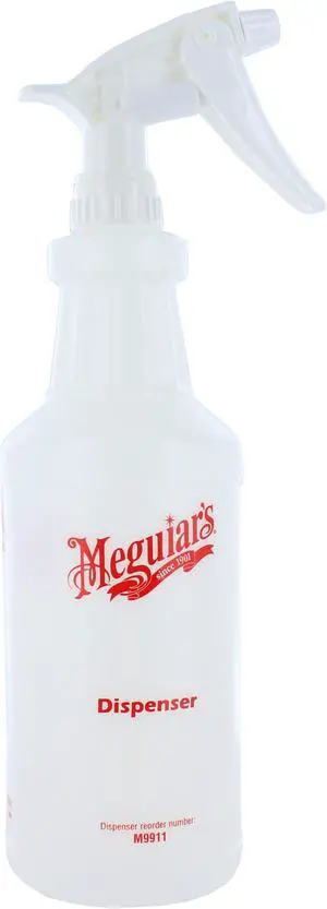 Meguiar's M9911 Spray Bottle with Sprayer - 32 oz., empty