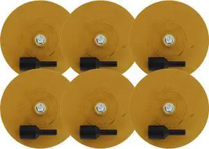 ABN Rubber Eraser Wheel & Adapter 6-Pack Vinyl Decal Pinstripe Adhesive Remover