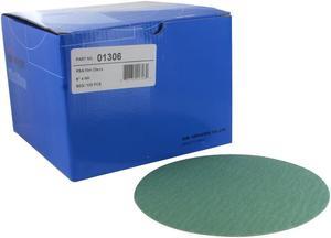 Sunmight 01306 6" 80 Grit No Hole PSA Film Sanding Discs (100 Pieces)