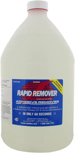 Rapid Tac Rapid Adhesive Remover, 1 Gallon