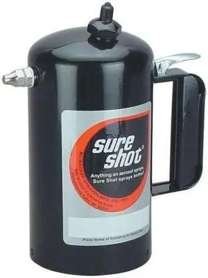 Milwaukee Sprayer Manufacturing Sure Shot A1000 Steel Sprayer, 32 oz, Black