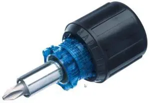Ideal 35-945 Stubby 6-in-1 Multi-Bit Screwdriver And Nut Driver