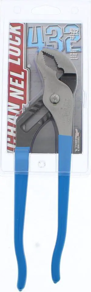 Channellock 432 2" Jaw Capacity 10" V-Jaw Tongue and Groove Pliers