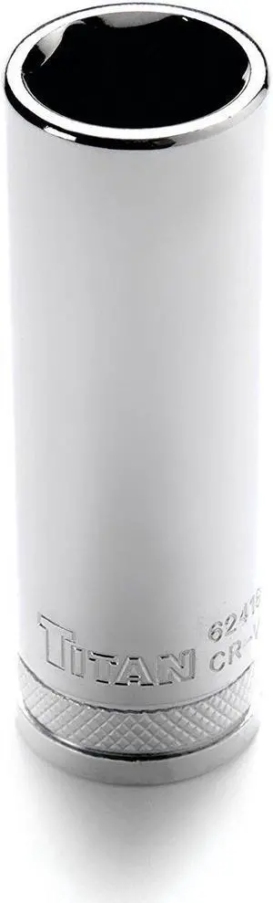 Titan 62418 Deep Socket 18mm 1/2 Inch Drive