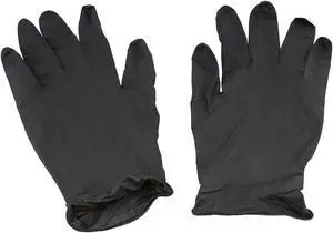Showa 6112PFM Eco Best Biodegradable Medium Black Nitrile Gloves (Pack of 100)