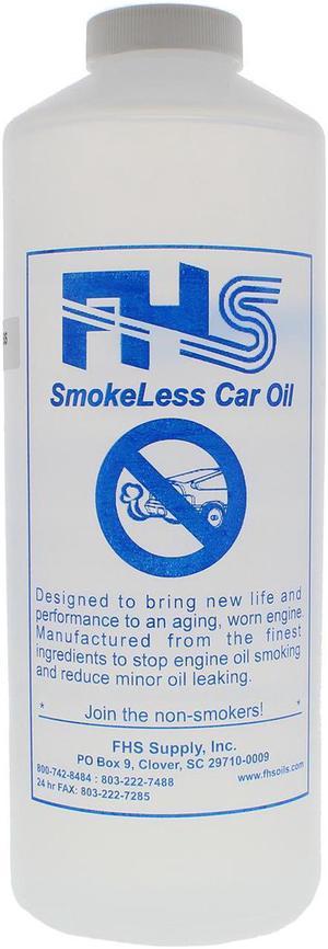 FHS SmokeLess Lite Car Oil, High Performance Oil Blend for Smoking Engines, 1 Qt