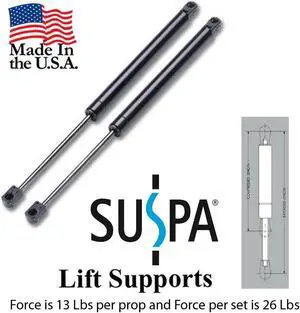 SUSPA® C16-03288 9" Gas Prop/Strut, Set of 2