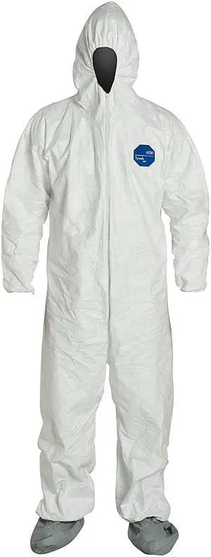 Dupont Tyvek Coverall Zip Ft  Hd  Skid-Res. 2Xl
