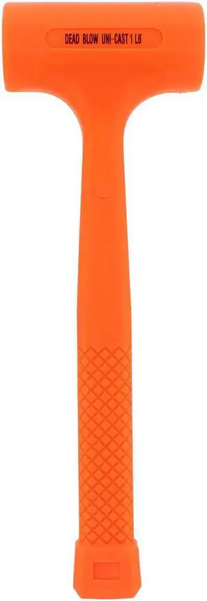 ABN Dead Blow Hammer 1 lb Pound Mallet with Non-Marring Rubber Coating