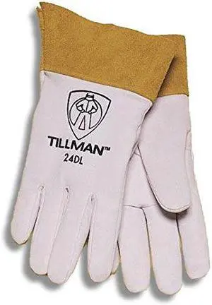 Tillman 24C Top Grain Kidskin 4" Cuff TIG Welding Gloves, Small