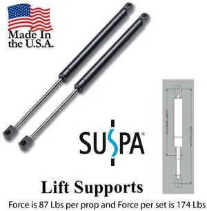 SUSPA® C16-13334 Gas Springs, Set of 2