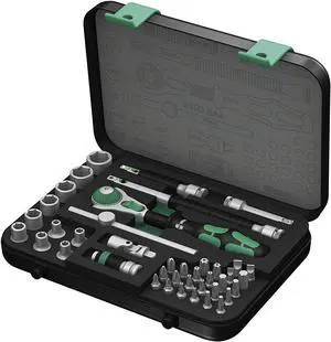 1/4" Drive Socket Wrench Set, SAE, 41pcs WERA 05003535001