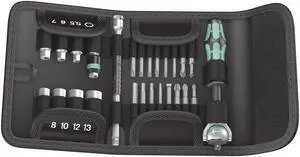 Wera 05051045001 Kraftform Kompakt Zyklop Speed Ratchet Socket and Bit Set