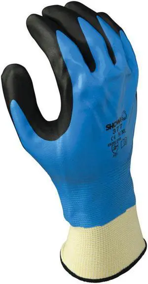 SHOWA 377 Nitrile Glove , X-Large (Pack of 12 Pairs)