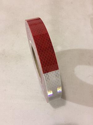3M 30011 1" X 50 Yds 6" Red/6" White, Diamond Grade Conspicuity Tape Series 983