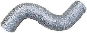 Builder's Best 110224 UL 181 Flexible Foil Ventilation Duct, 4" x 8'