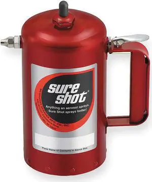 Milwaukee Sprayer Manufacturing Sure Shot A1000 Steel Sprayer, 32 oz, Red