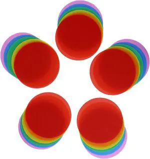 Get Out! Circle Marker Sitting Dots 5 Circle Markers for Classroom, 30-Pack