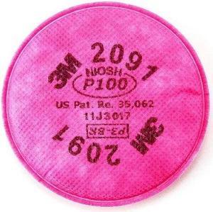 3M 07000 P100 Particulate 2091 Filter - 1 pair