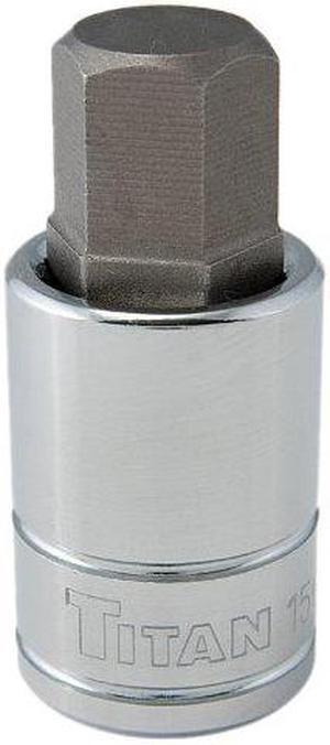 Titan 15664 Hex Bit Socket 5/8 Inch - 1/2 Inch Drive