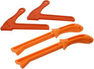 DCT 4 Pack Safety Push Sticks  Straight Push Blocks and V Style Push Sticks Set