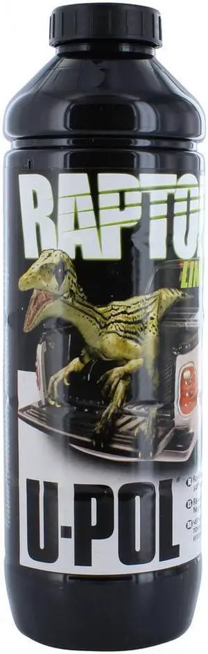 UPOL Raptor Bed Liner Base, BLACK, 750 ml- 1 Bottle