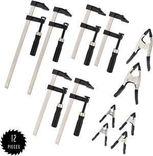 DCT Sliding Arm Bar Clamp F Style Clamps 12pc Wood Clamps Woodworking Clamps Set
