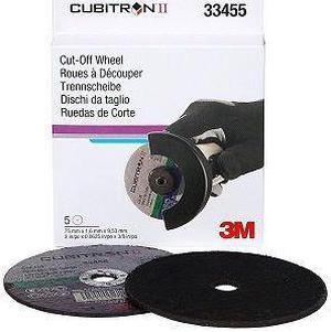 3M 33455 Cubitron II 3 x .0625 x 3/8 Inch Cut-Off Wheel, 5 per Box