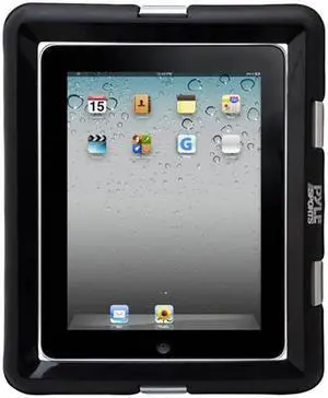 Pyle PWSIC30 Universal Waterproof Sport Case with Headphone Jack - Fits all iPads and Many Other Tablet PCs and eReaders - Black