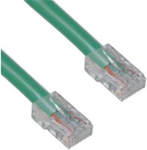 CAT5E, UTP, Bootless, 350MHz, Green, 25 ft