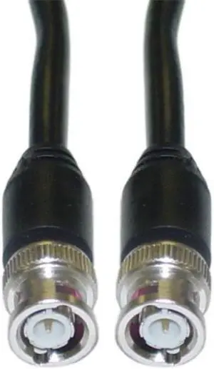 Cable Wholesale BNC RG59/U Coaxial Cable BNC Male - 3 ft (Solid Core) - Black