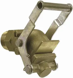 ZORO SELECT 272034 Drum Faucet,2 In,Self-Closing,Brass